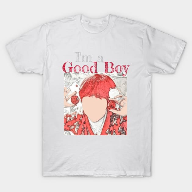 Taehyung, I'm a Good Boy T-Shirt by TheGardenofEden